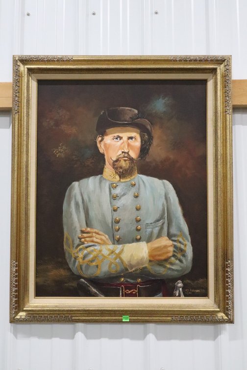 Heros Von Borcke portrait oil on canvas