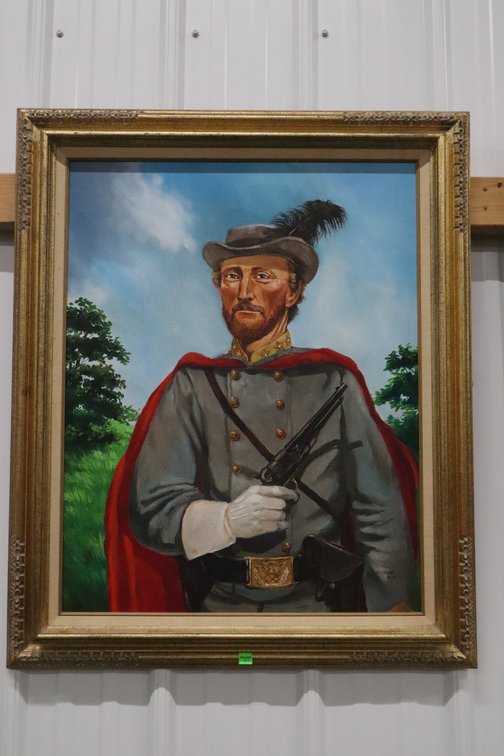 John Signleton Mosby oil on canvas