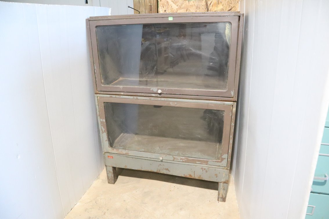 Metal Barrister Style Bookcase