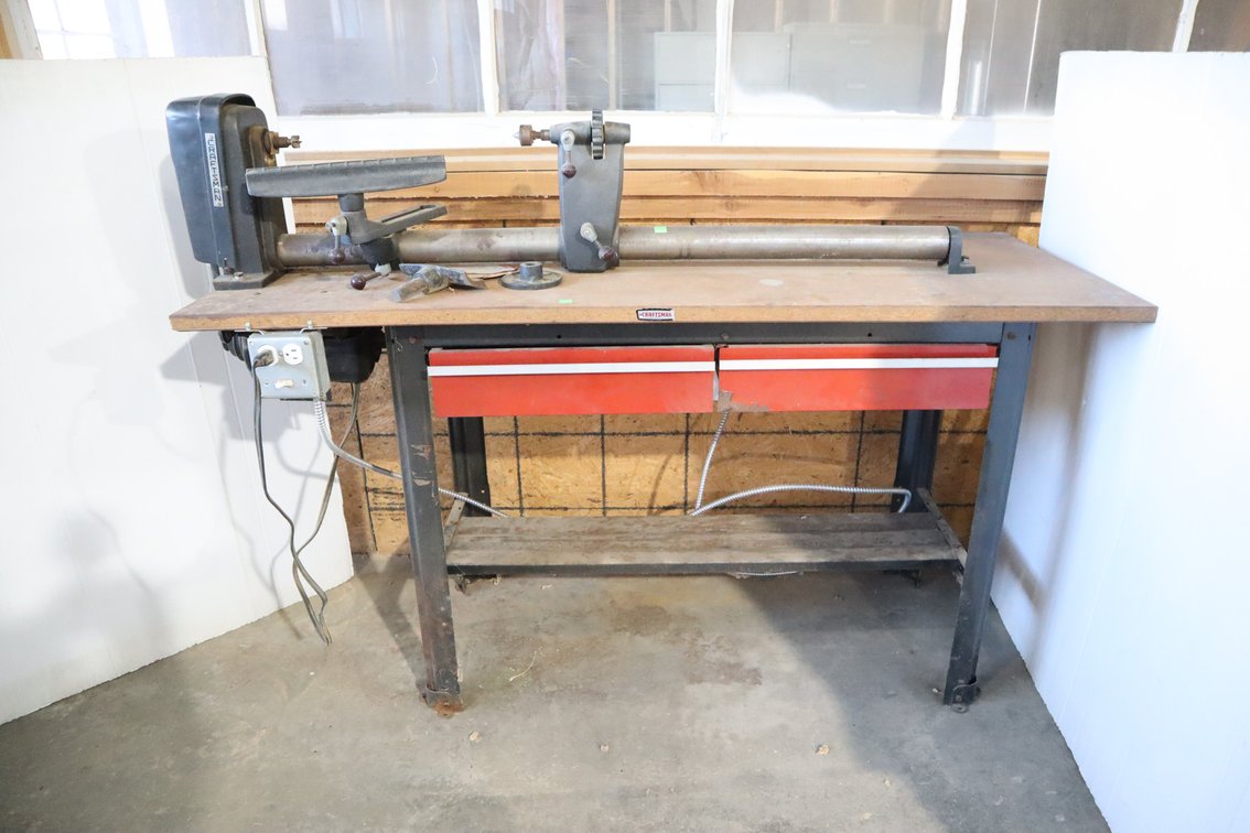 Craftsman Wood Lathe With Table