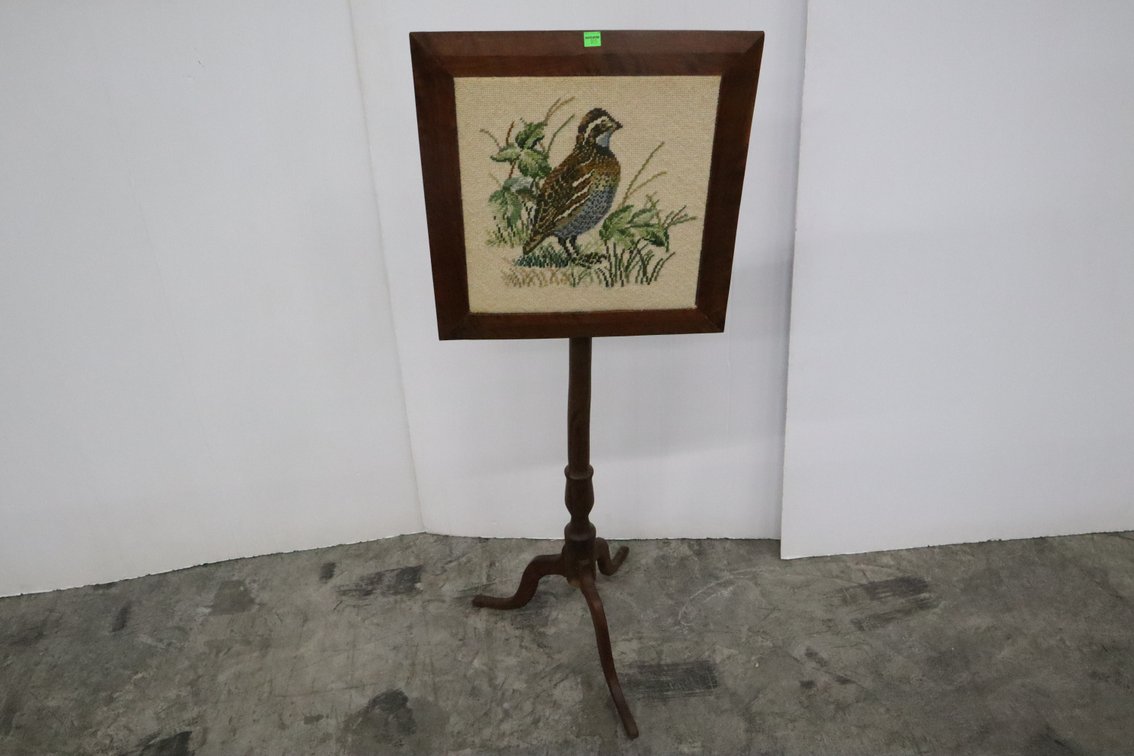 Needlepoint Fire Screen