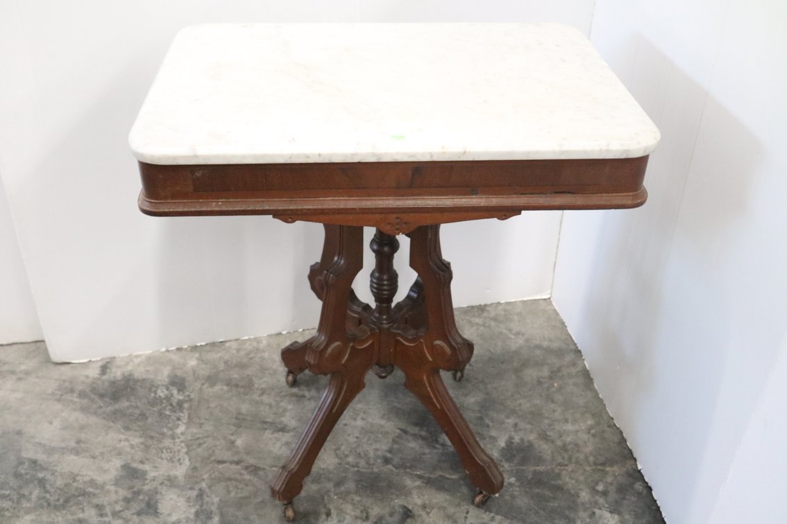 Marble Top Side Table