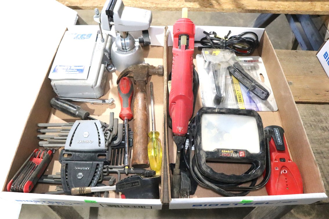 Tools, Box And Contents