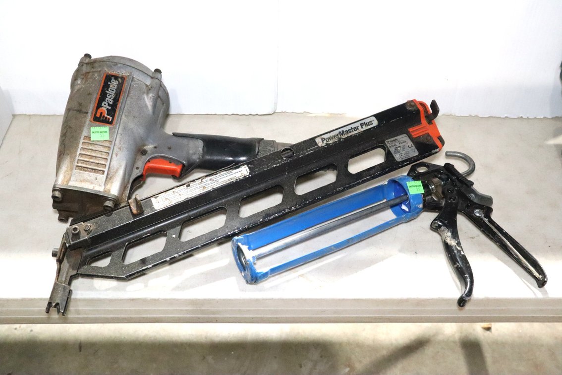 Paslode Nailer, Caulk Gun