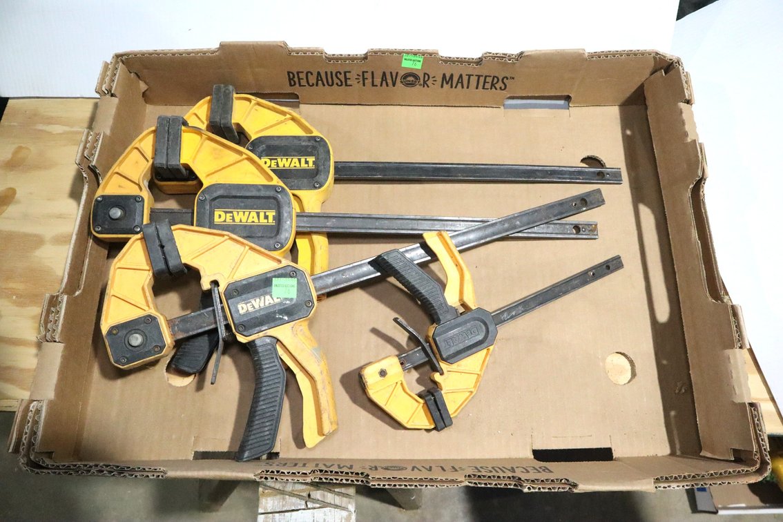 (4) Dewalt Clamps