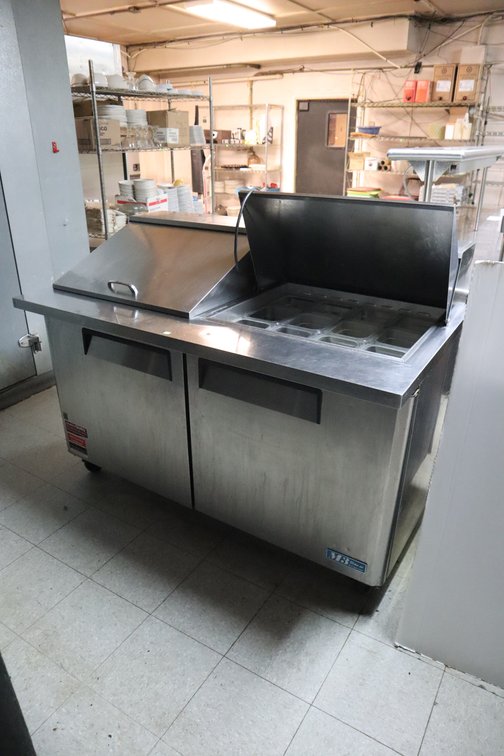 60" Refrigerated Sandwich Prep Table