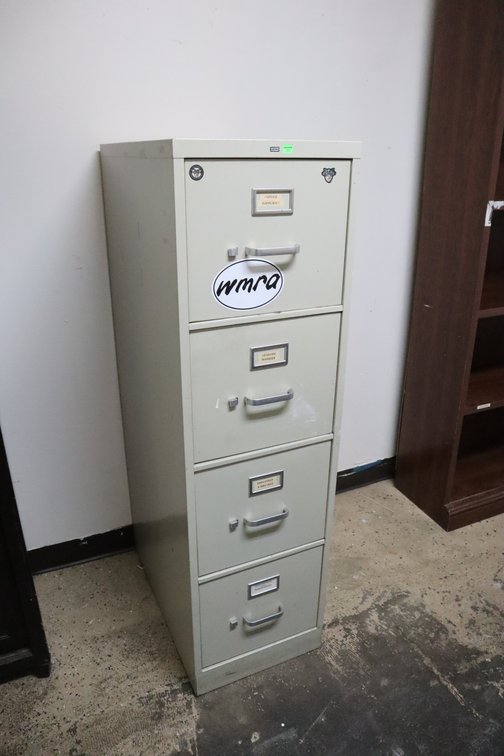 Four Drawer File Cabinet