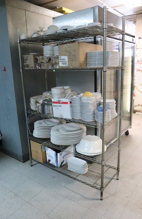Storage Rack and Contents