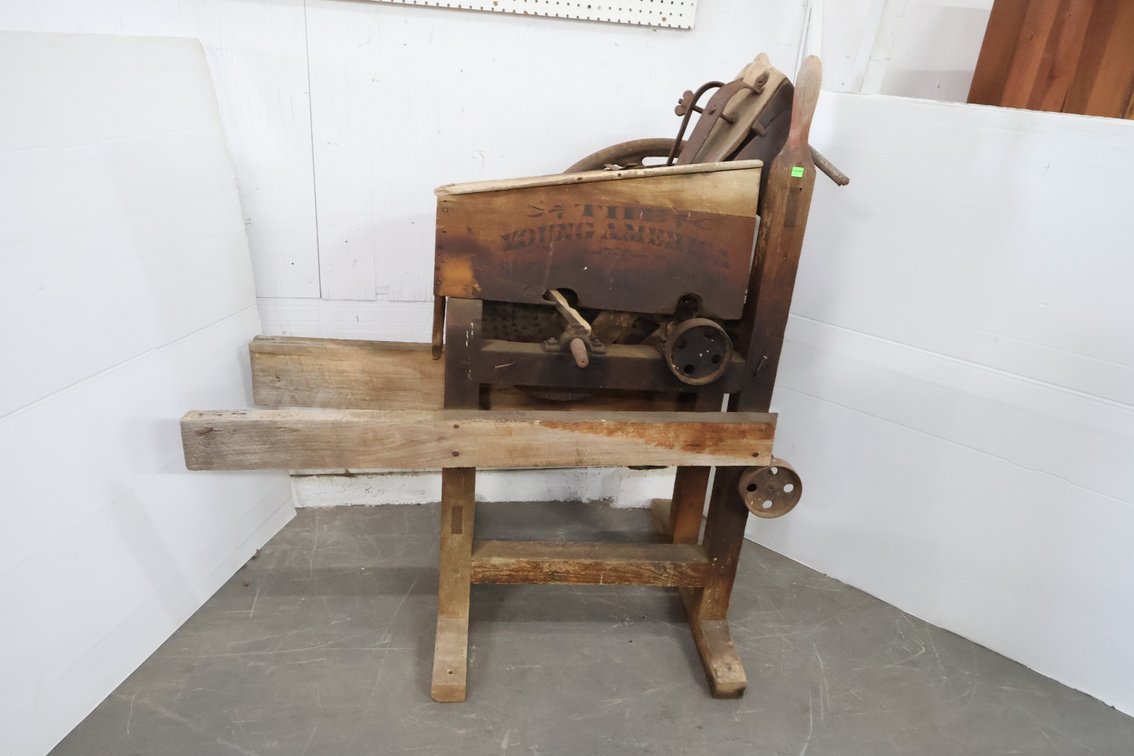 Antique Wood Corn Sheller