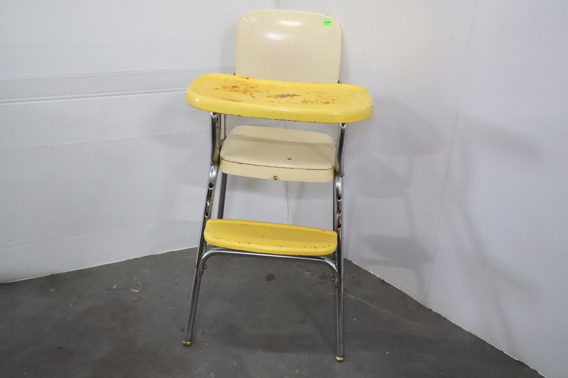 Vintage Metal High Chair