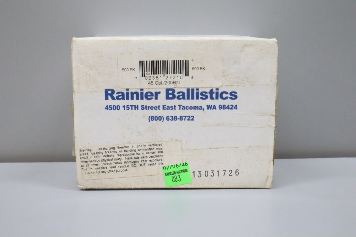 45 Caliber Bullets