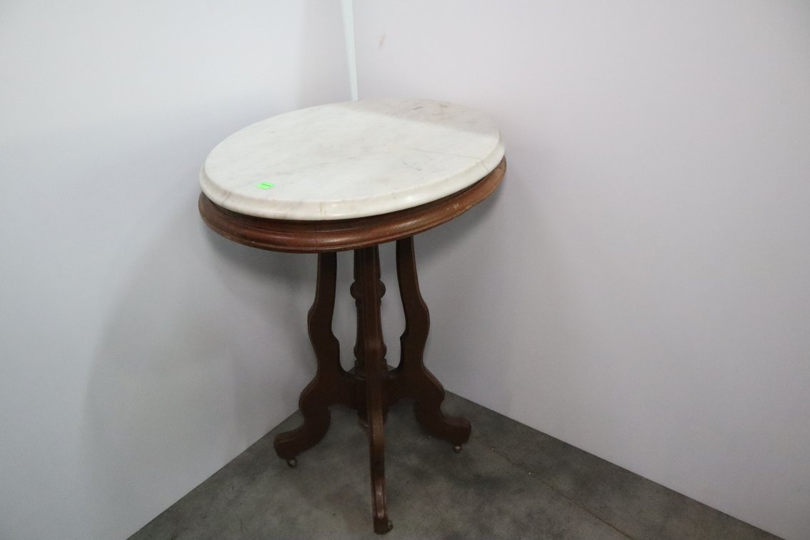 Marble Top Parlor Table