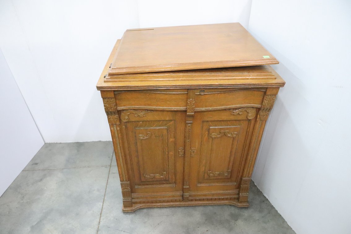 Vintage Sewing Machine Cabinet