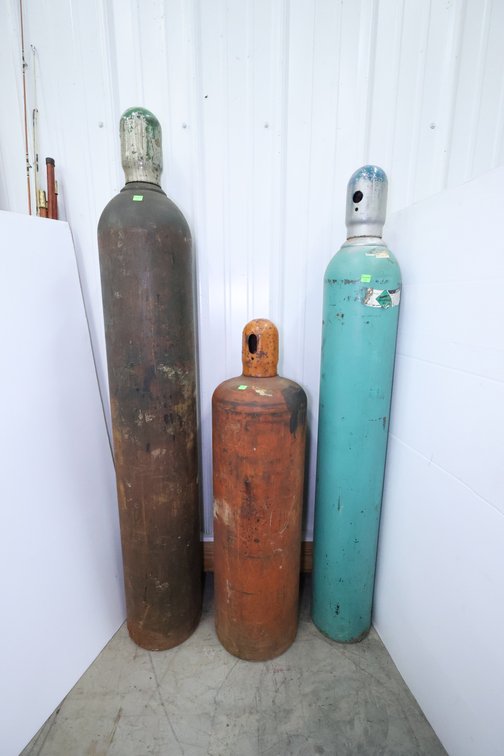 Oxygen and Acetylene Tanks