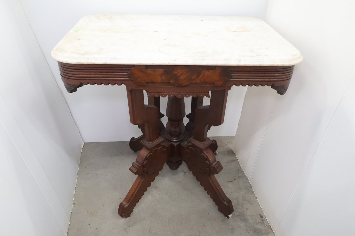 Marble Top Side Table