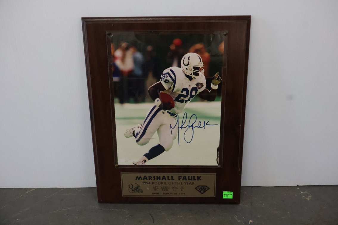 Marshall Faulk Autographed Photo