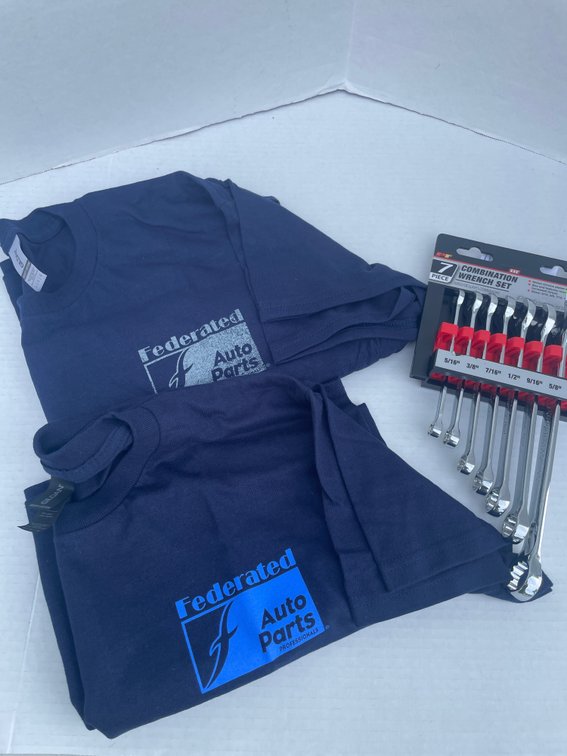 T-shirts and Tool Set