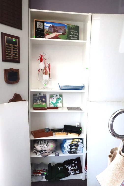 Contents of Shelves