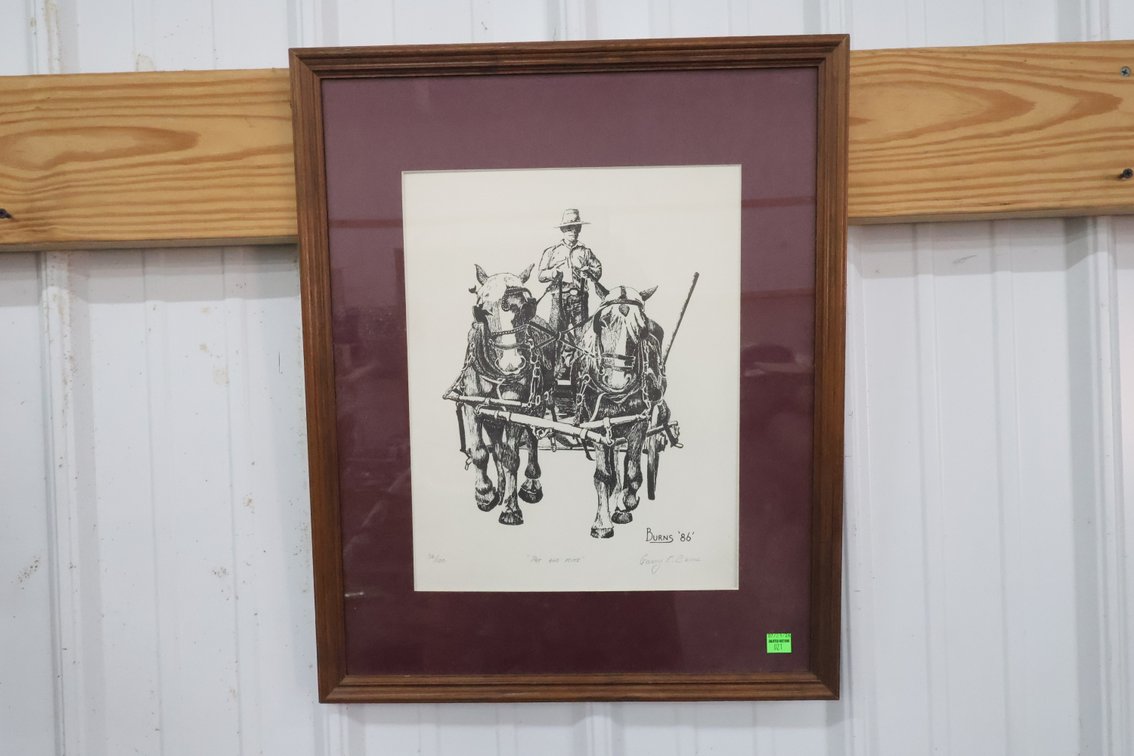 Framed Lithograph