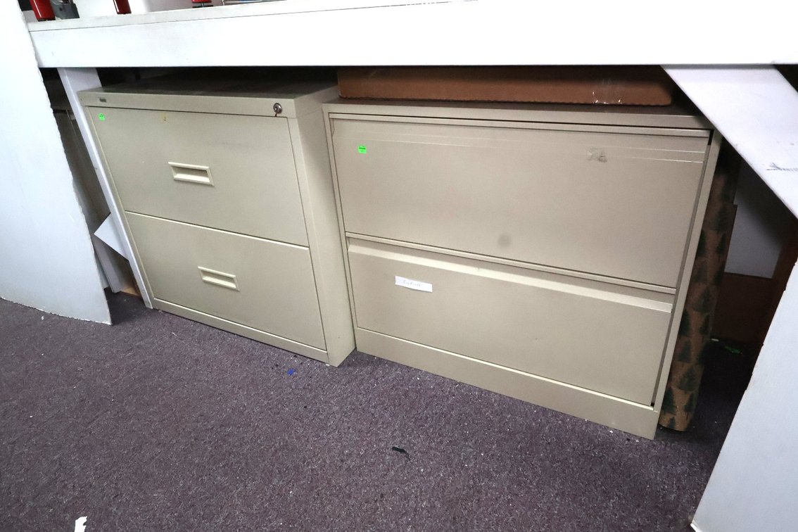 Lateral File Cabinets With Contents