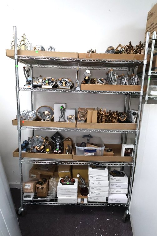 Wire Shelf With Casters