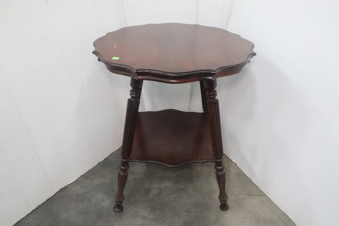Scalloped Edge Side Table