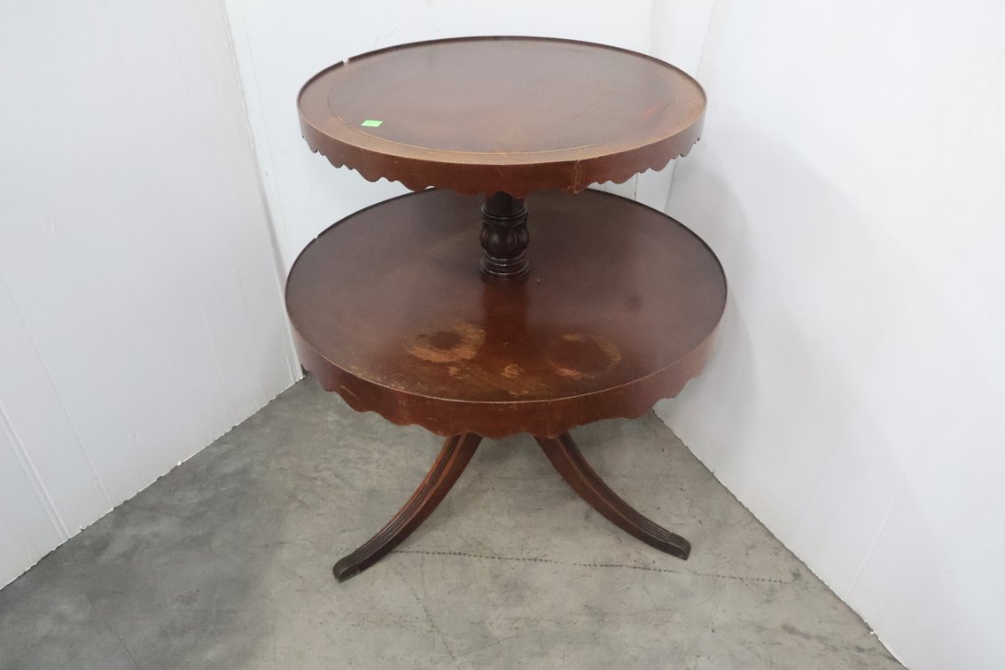 Tiered Round Side Table