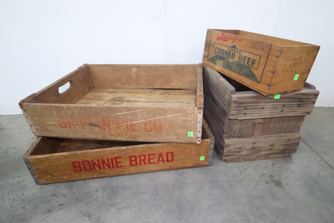 Vintage Wooden Crates