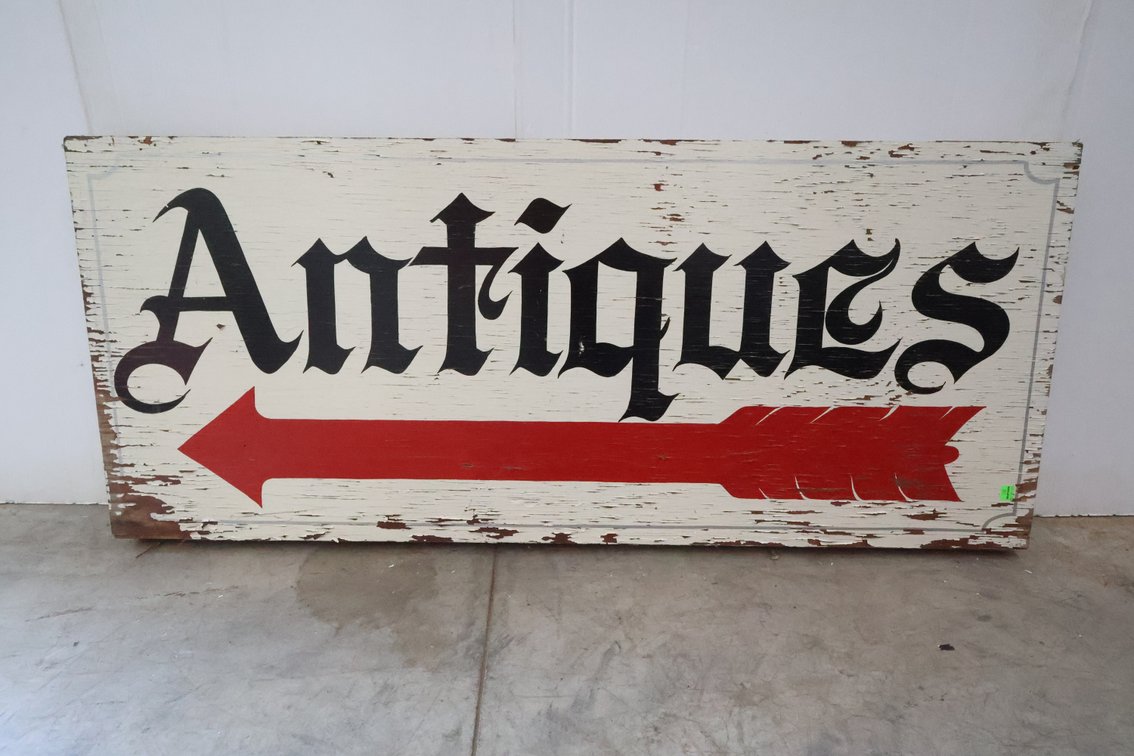 Antiques Sign