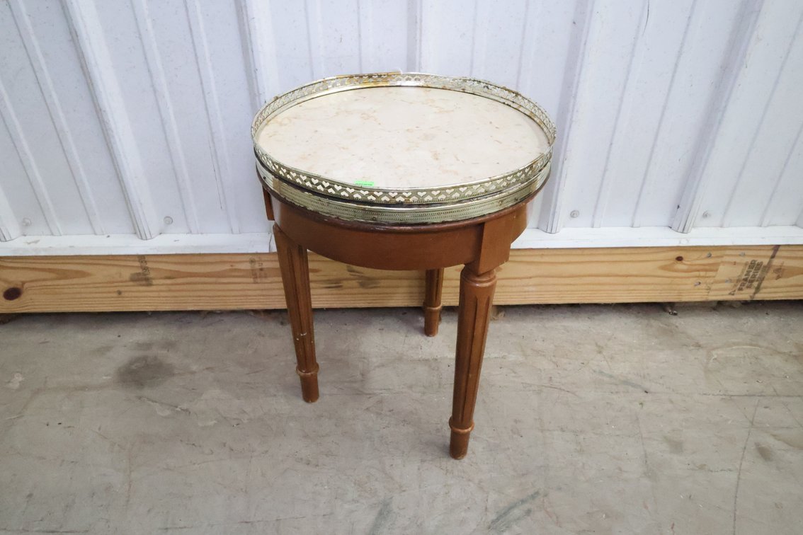 Marble Top Side Table