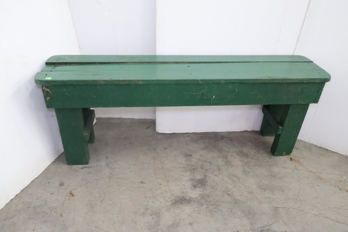 Antique Painted Bench