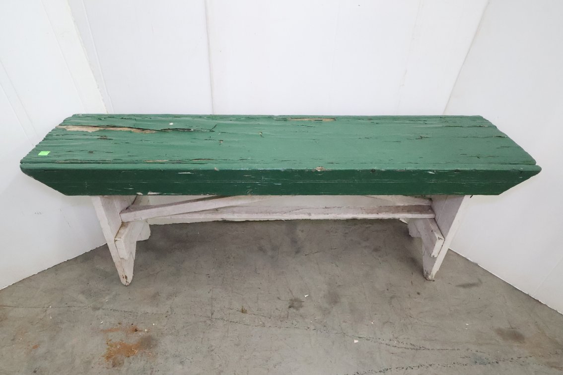 Antique Painted Bench