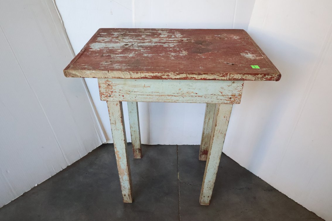Antique Painted Side Table