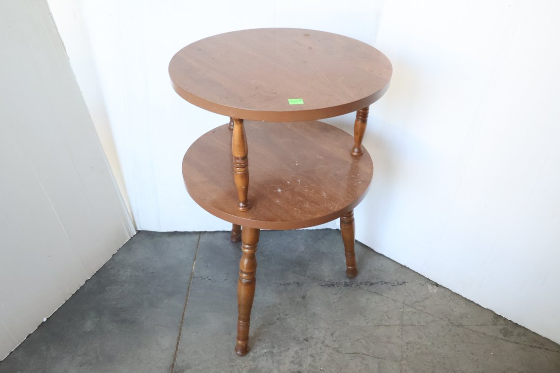 Tiered Round Side Table