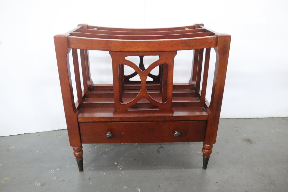 Mahogany Magazine Rack