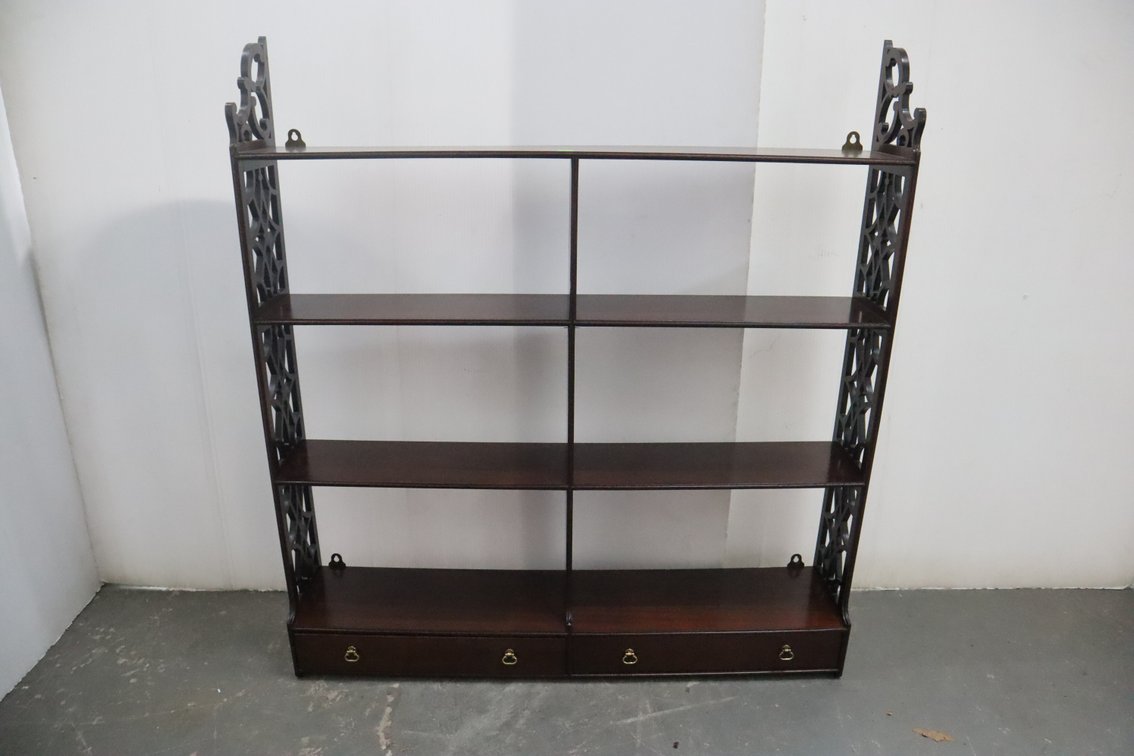 Williamsburg Mahogany Wall Shelf