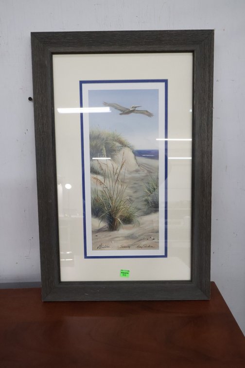 Coastal Landscape Lithograph