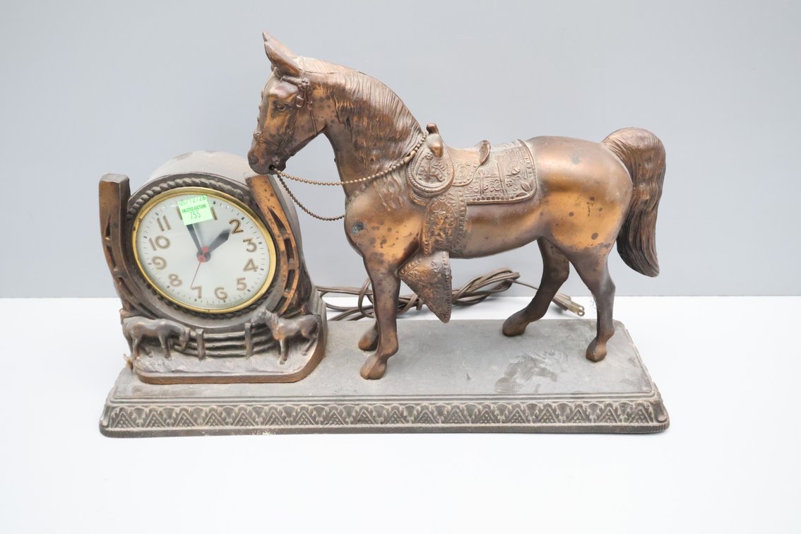 Horse Mantle Clock