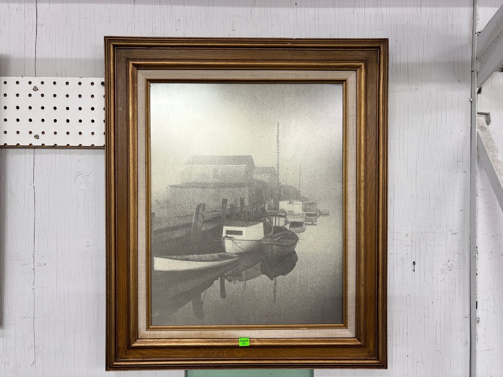 Boat Marina Print