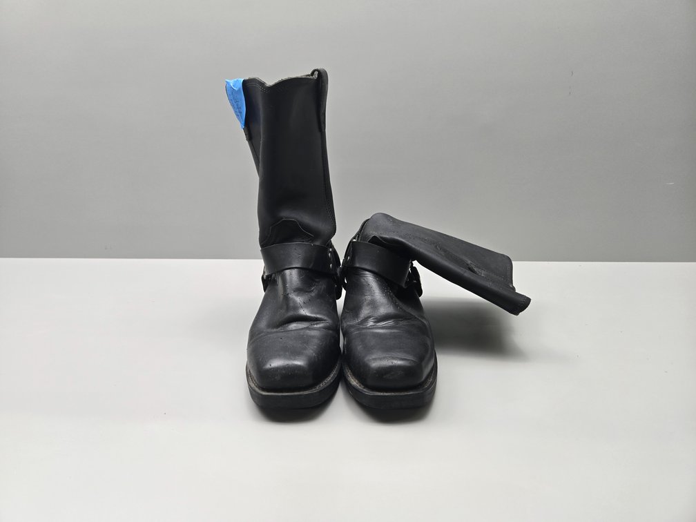 Dingo Leather Motorcycle Harness Boots - Men's Size 11 EW