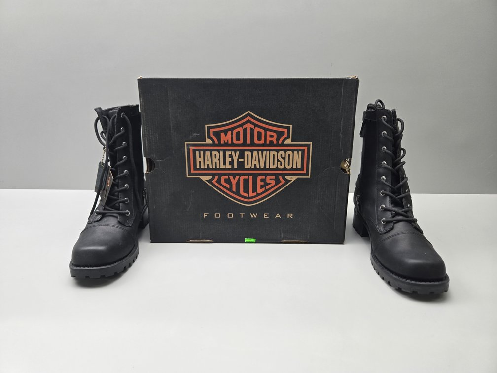 Harley-Davidson Footwear - Stock No. D83644 Black Leather Boots
