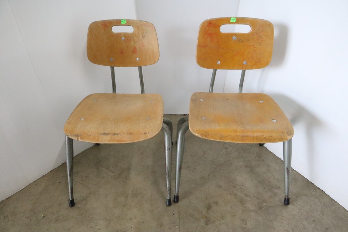 Vintage School Chairs
