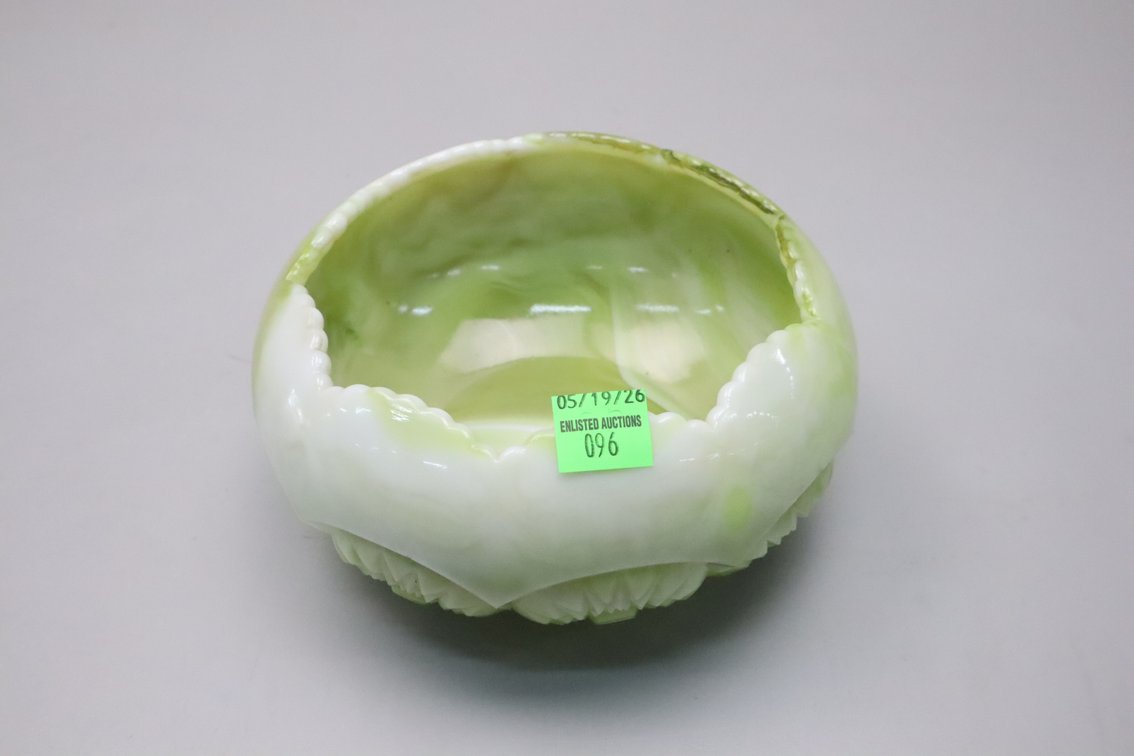 Slag Glass Bowl