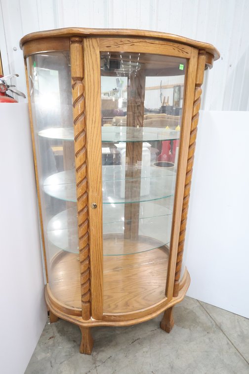Rope Twist Curio Cabinet