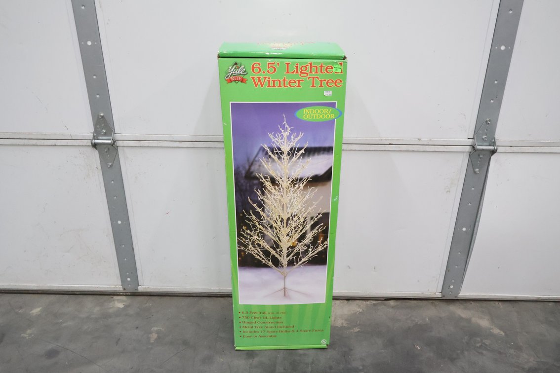 Lighted Winter Tree