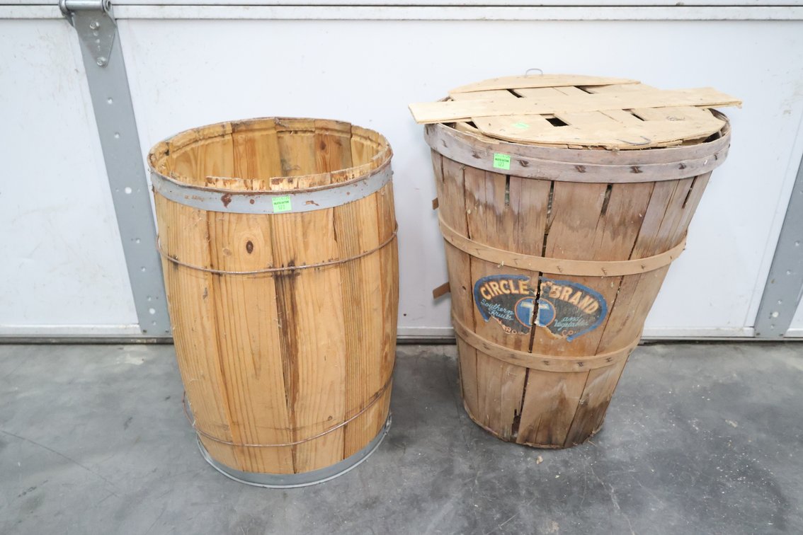 Orchard Baskets And Barrel