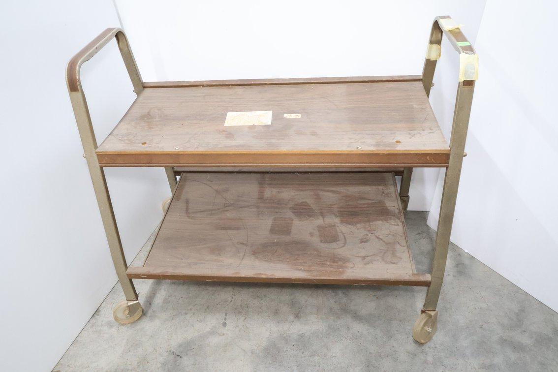Vintage Rolling Tv Cart