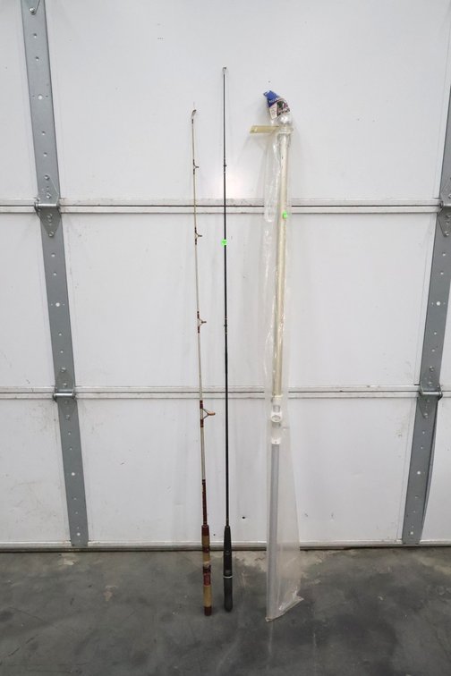 Flagpole And Fishing Poles