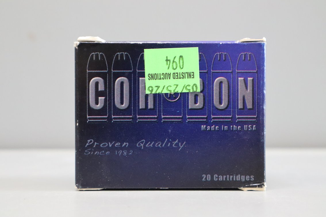 9mm Luger+P, 20 Rounds