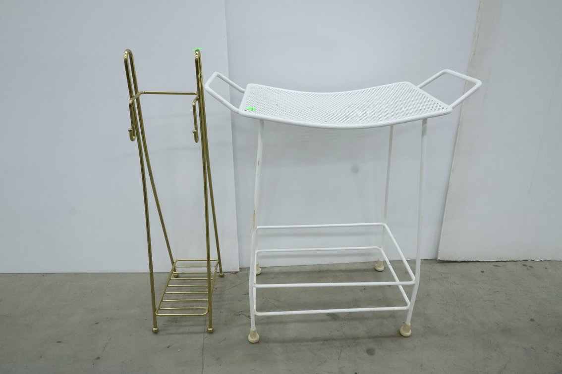 Towel Rack Stand and Stool